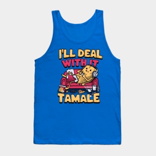 Lazy Tamal Funny Mexican Food Tank Top